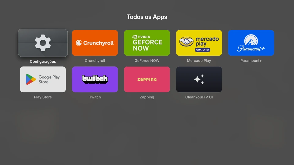 Depois: lista de todos os apps só com o que a pessoa usa